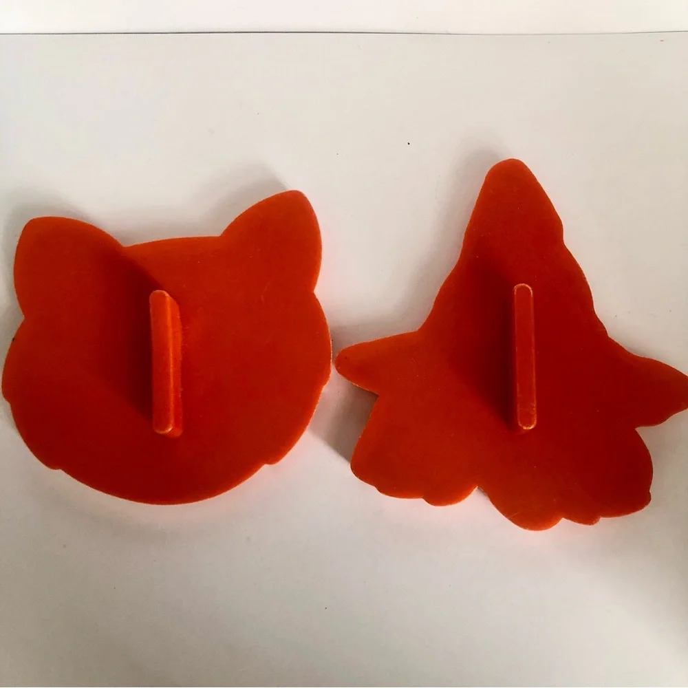 Witch and Cat Hallmark vintage cookie cutters Halloween Cut out cookies